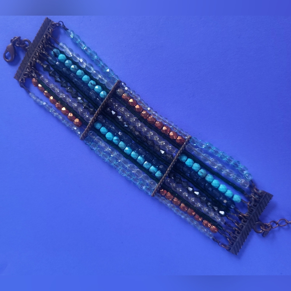 Avon Copper Multi-Strand Bracelet